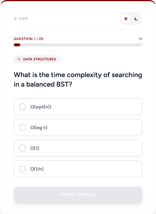 Quiz Interface